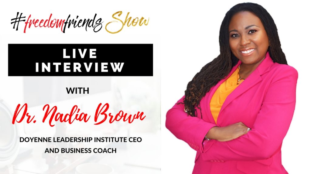 LIVE Interview with Dr. Nadia Brown